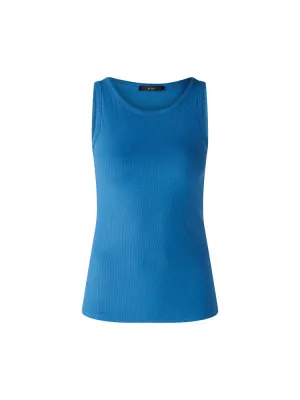 Oui Filiz Vest Top Bright Cobalt