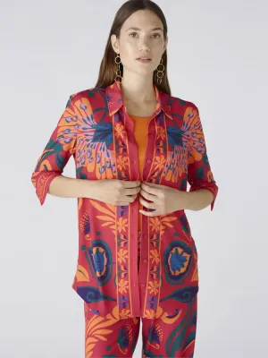 Oui Shirt Pink & Orange