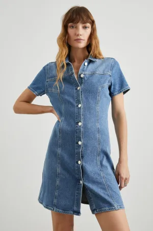 PASADENA DRESS - CADET BLUE Rails