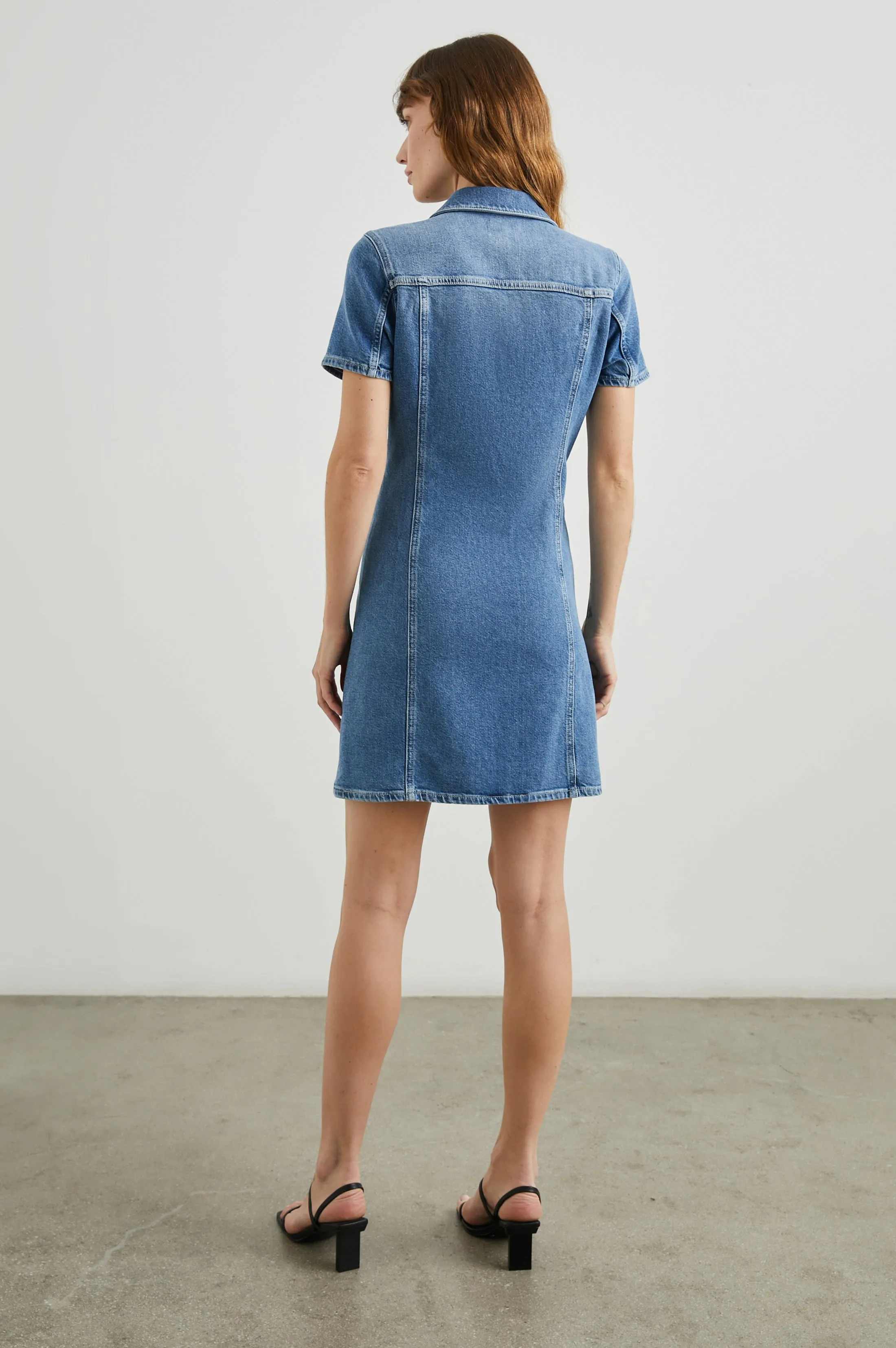PASADENA DRESS - CADET BLUE Rails