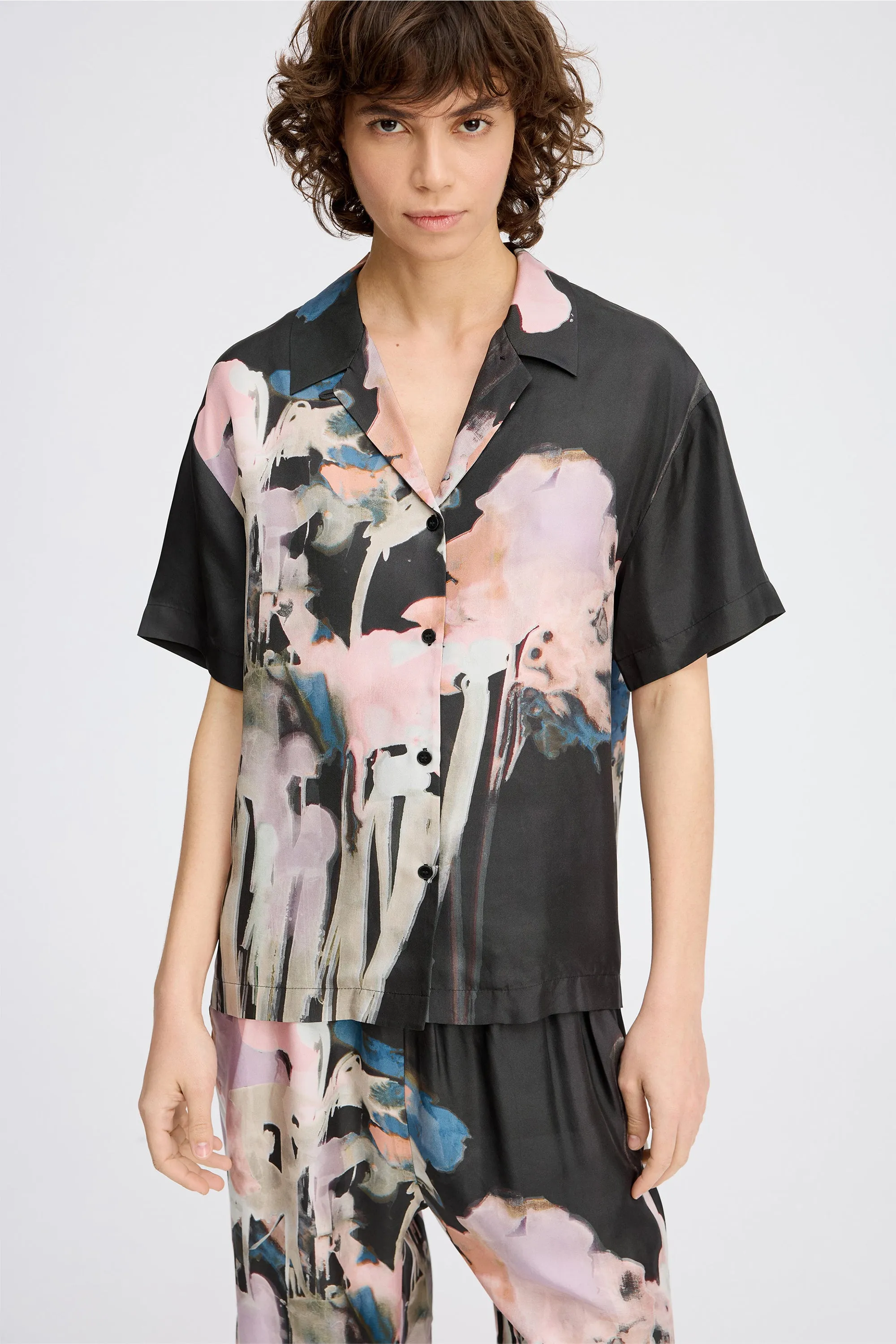 PIANE SILK - BLACK Munthe
