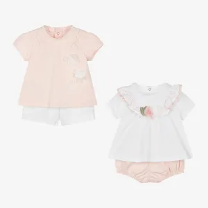 Pink Rose Ruffle Dual Outfits