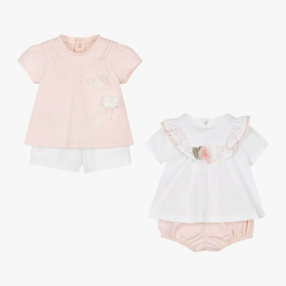 Pink Rose Ruffle Dual Outfits