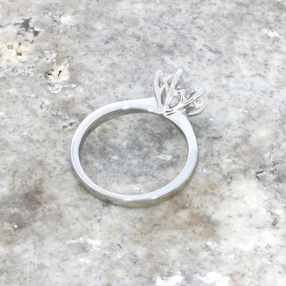 Platinum 1.80ct Brilliant Cut Lab Grown Diamond Solitaire Ring D VS2
