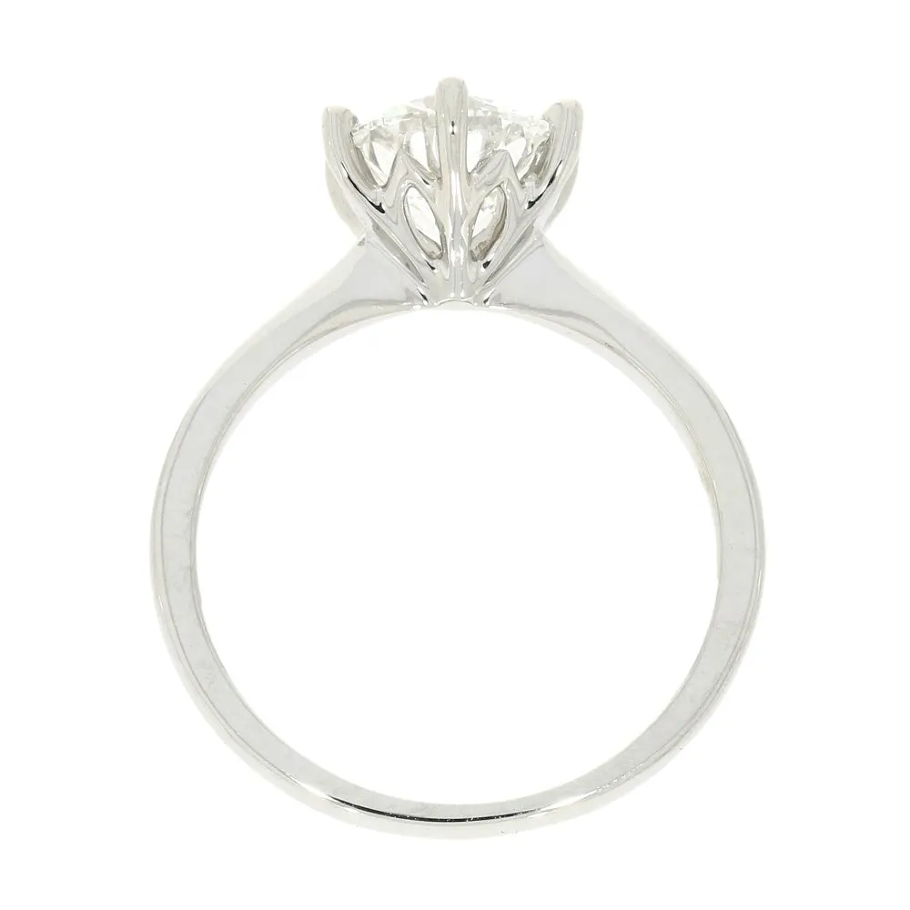 Platinum 1.80ct Brilliant Cut Lab Grown Diamond Solitaire Ring D VS2