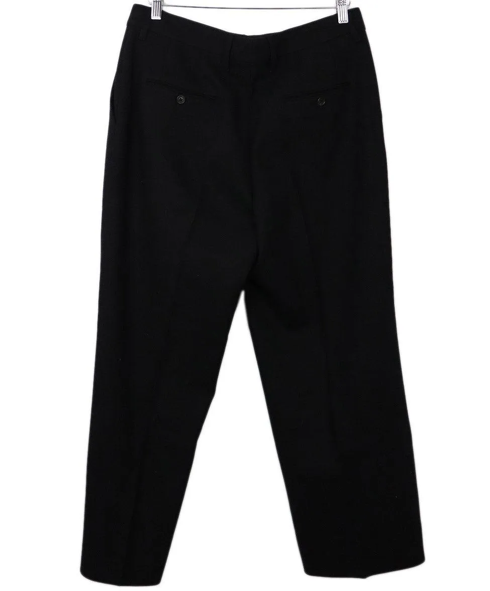Prada Black Wool Pants sz 12