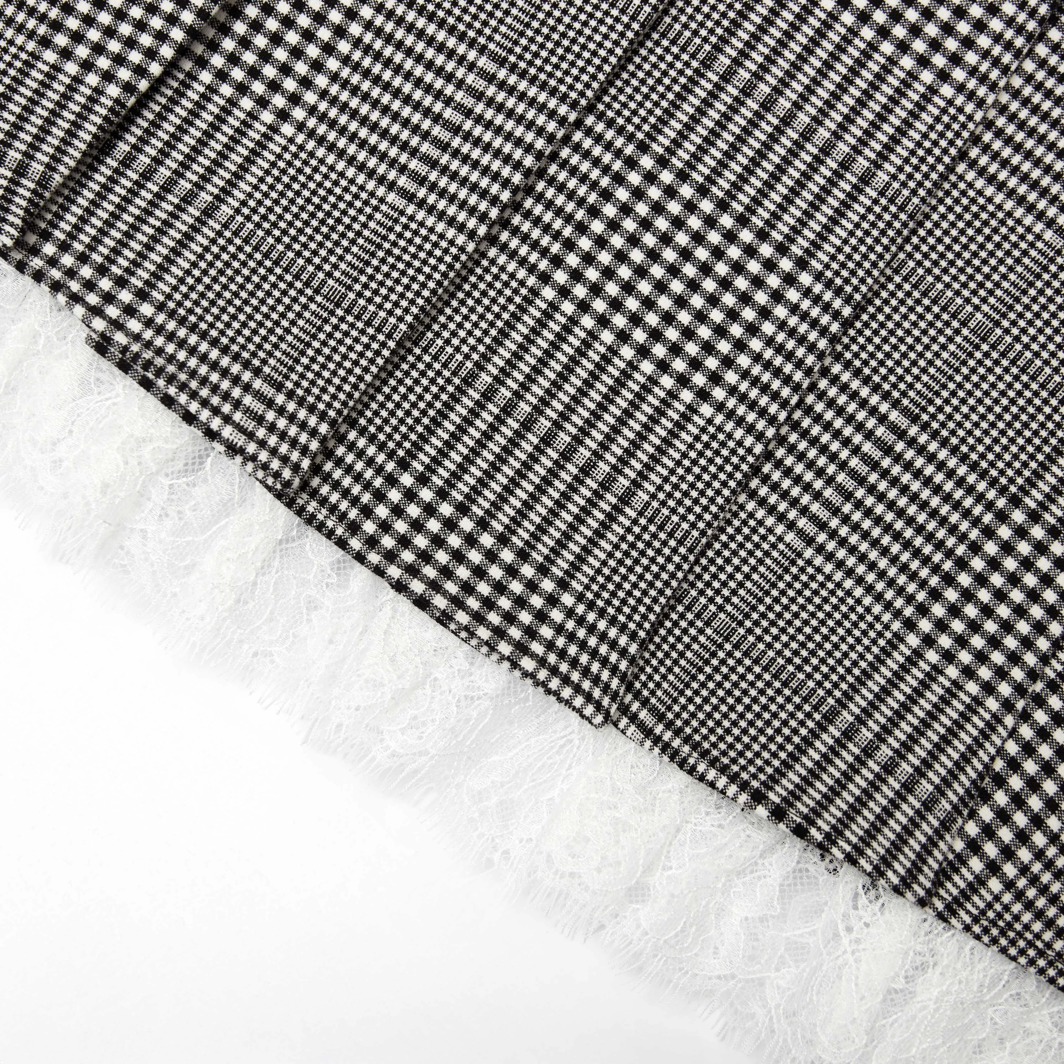 Prince Of Wales Check Bandeau Top Self Portrait