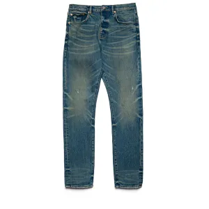 Purple Brand 2 Year Dirty Fade Mid Rise Slim Straight Leg Jean - Mid Indigo