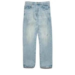 Purple Brand Mechanic Dirty Mid Rise Straight Leg Jean - Indigo