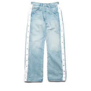 Purple Brand Tearaway Sidesnap Jean - Light Indigo