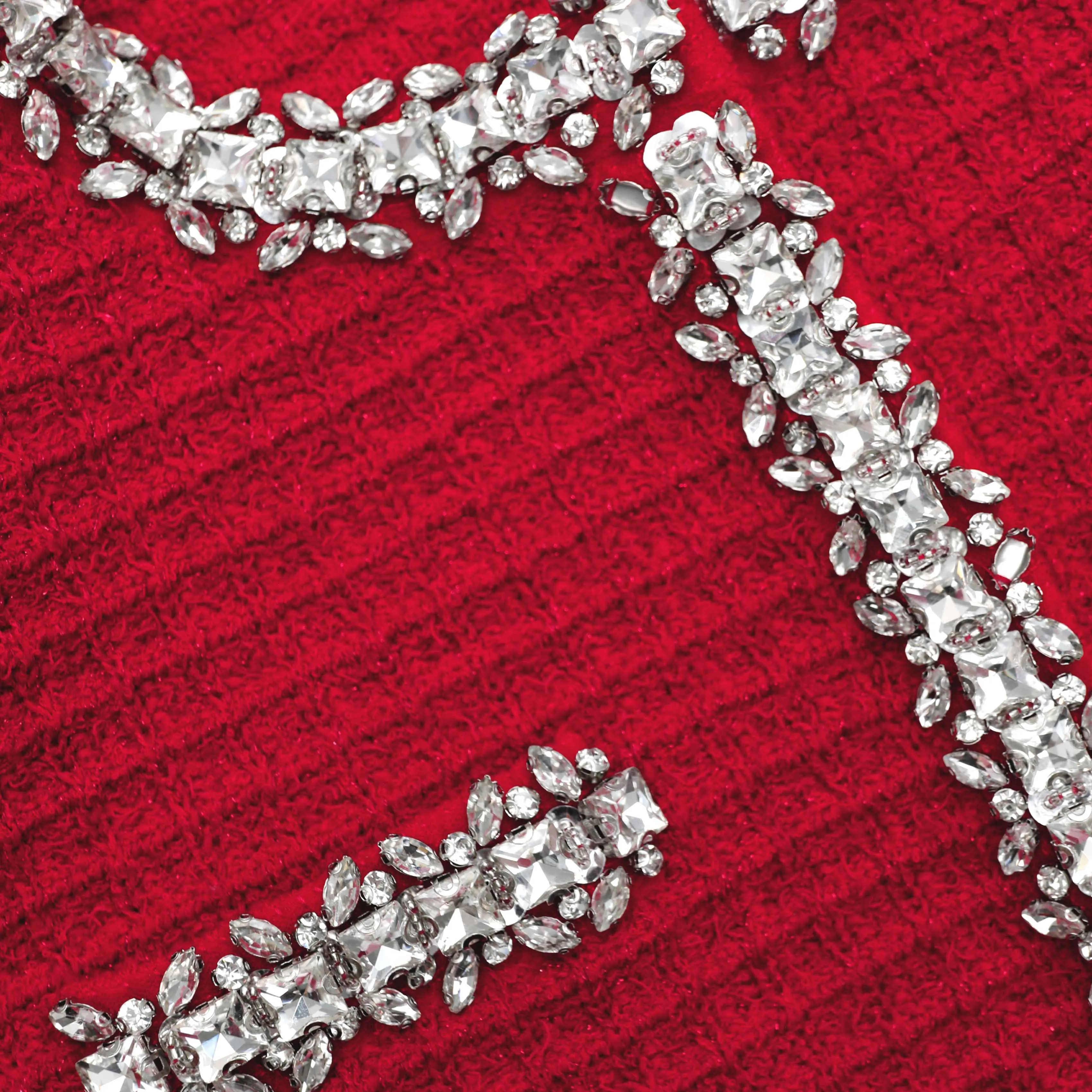 Red Textured Knit Cardigan Self Portrait