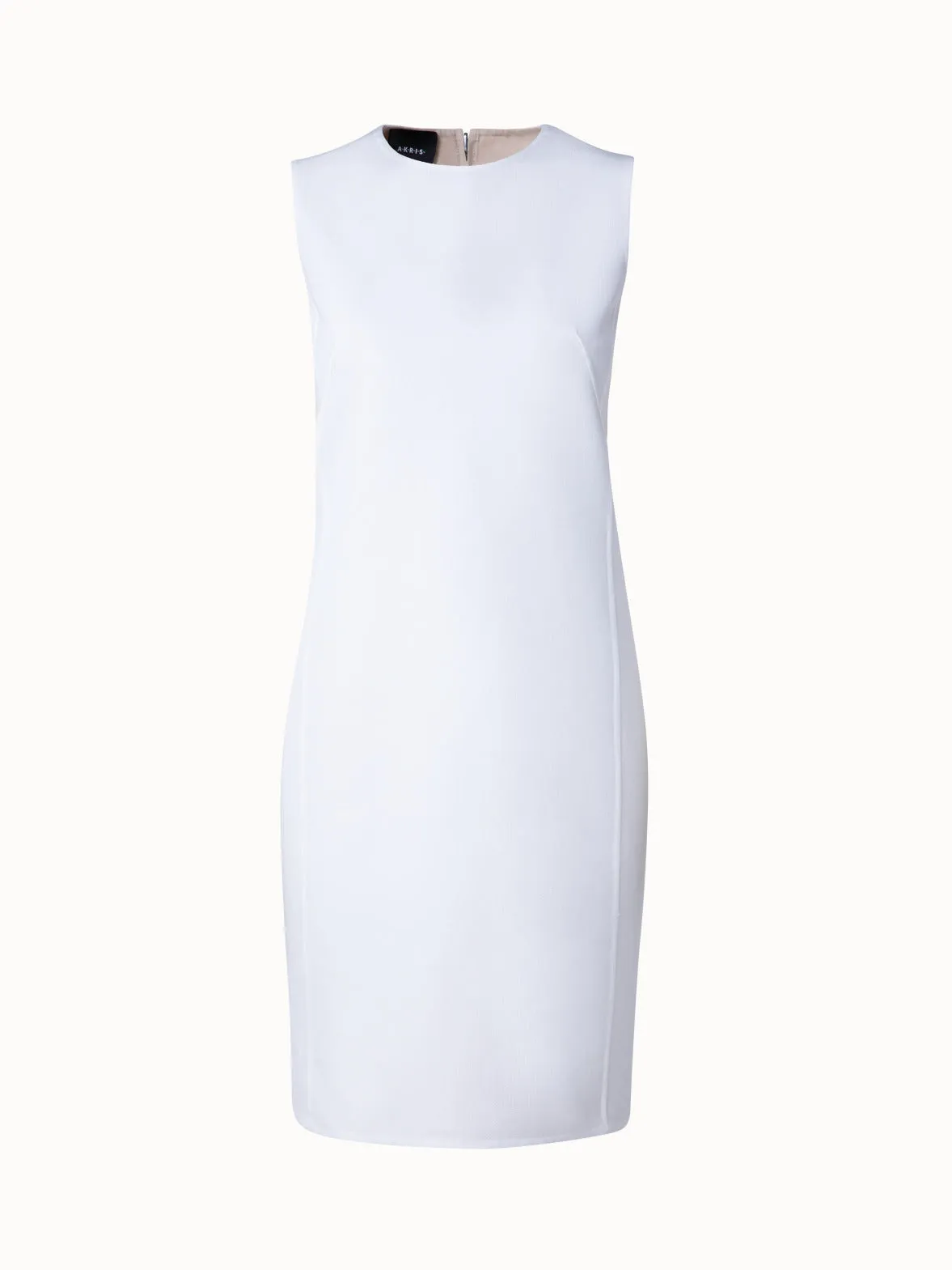 Reversible Cotton Double-Face Sheath Dress 