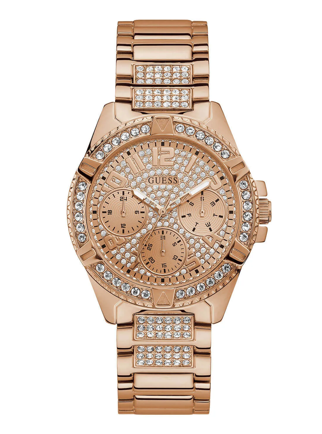 Rose Gold Glitz Lady Fontier Watch Guess