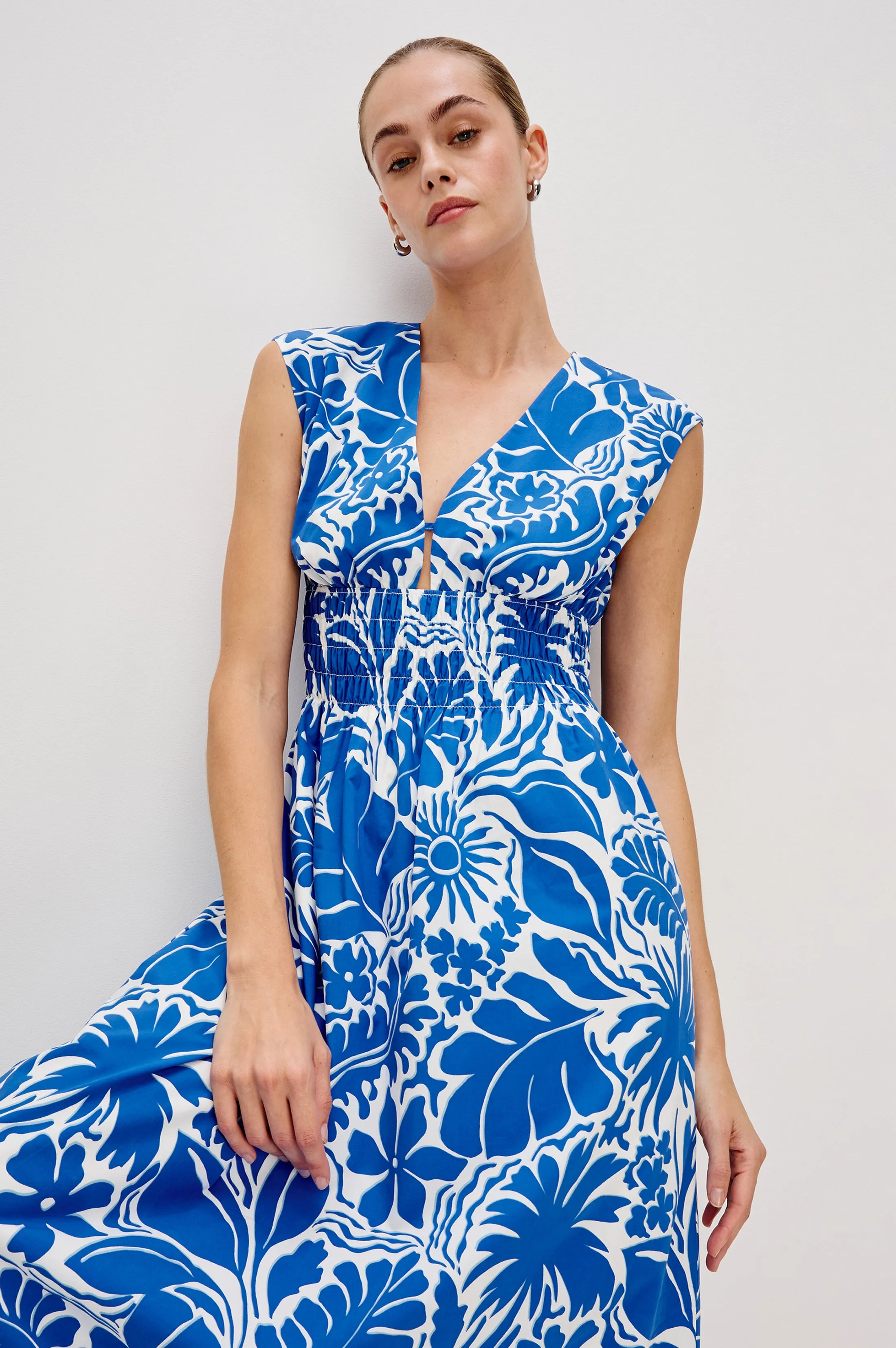 ROXANNE DRESS - BLUE RIVIERA Rails