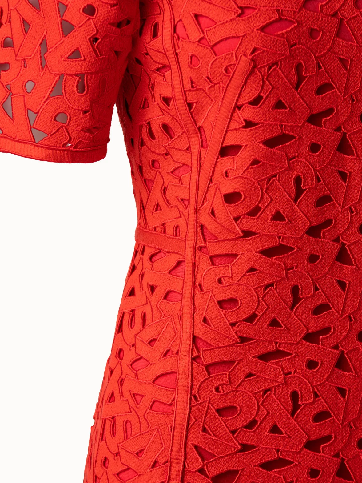 Second Glance Embroidery Sheath Dress 