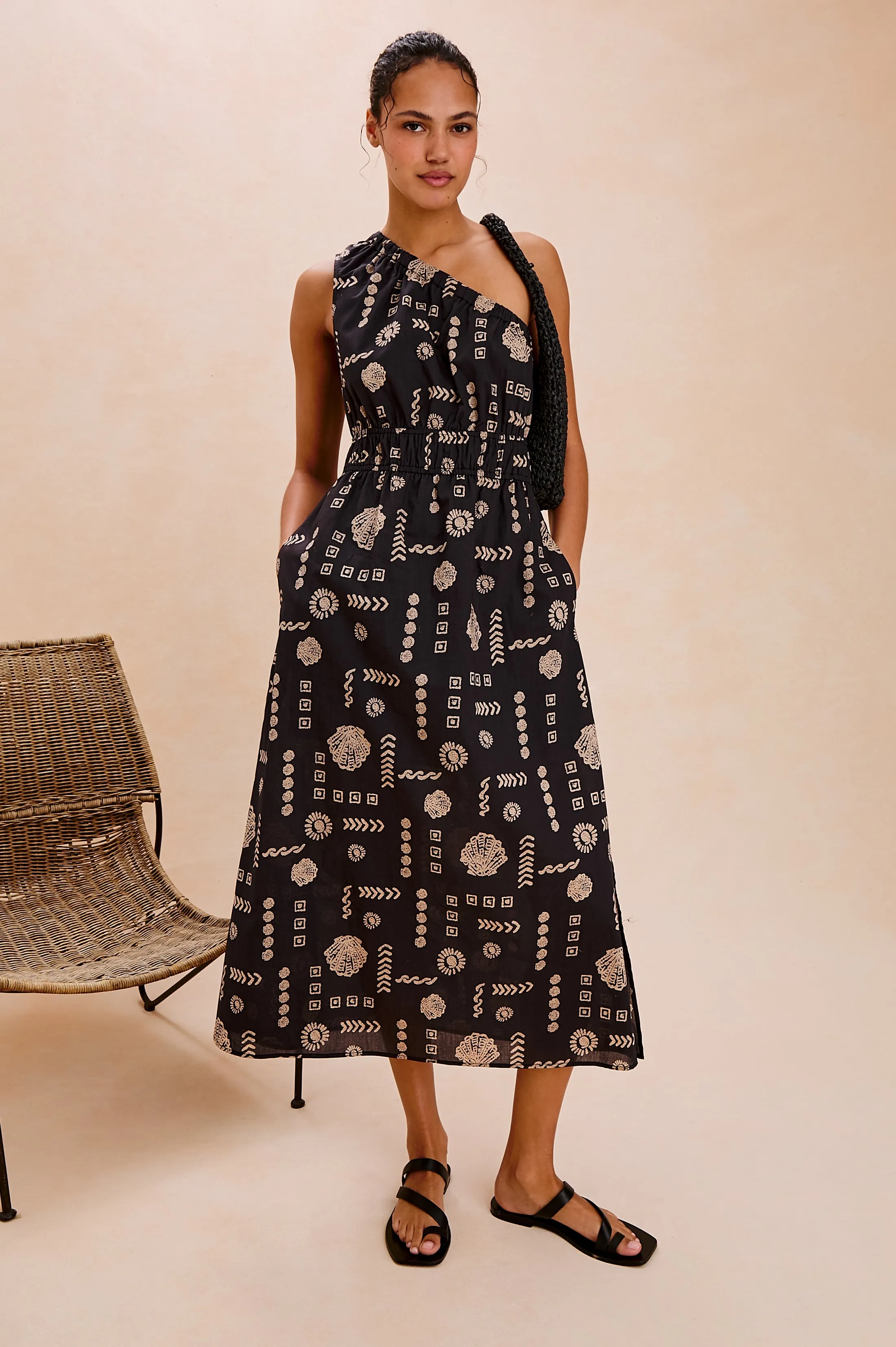 SELANI DRESS - BEACH SHELLS Rails