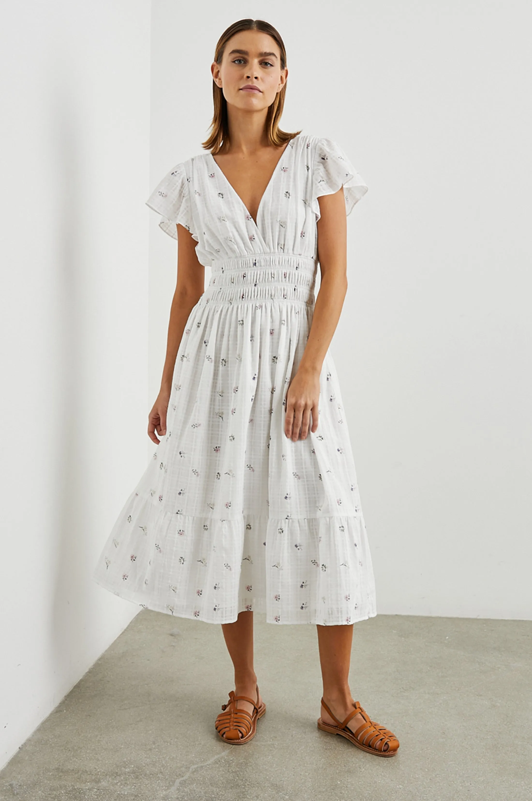 SEONA DRESS - LILAC ROSES Rails