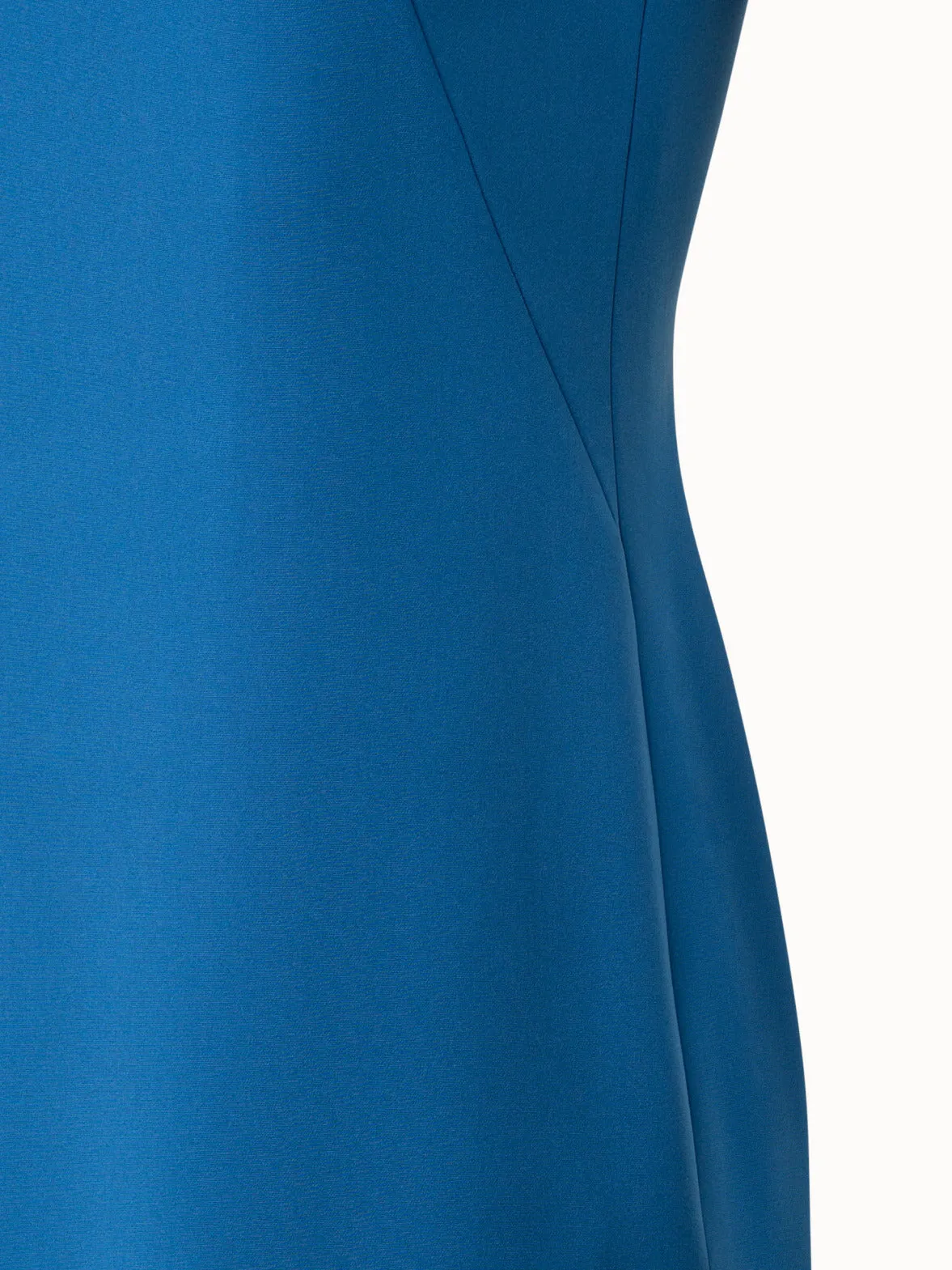 Sheath Dress in Silk Crêpe Stretch 