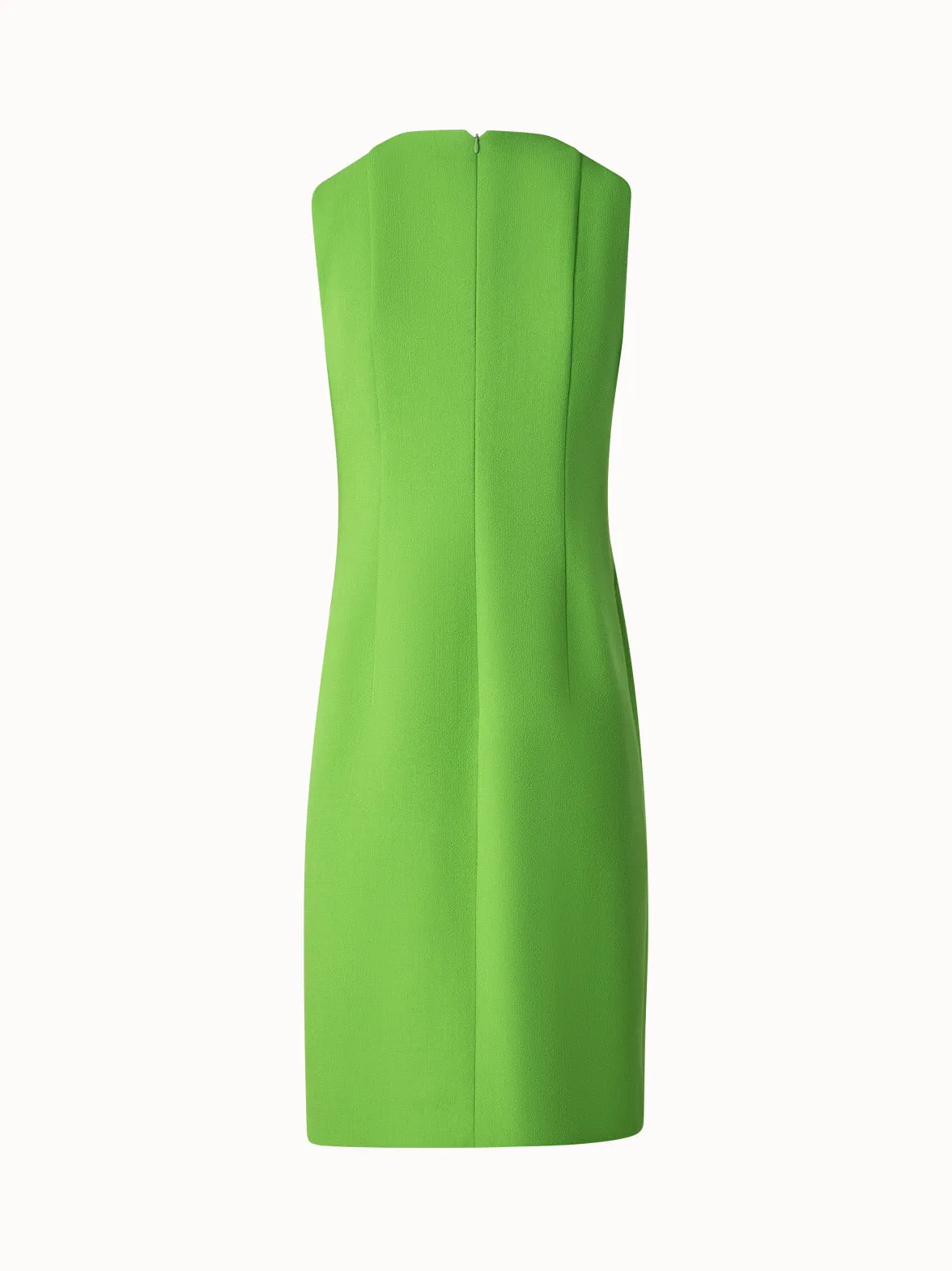 Sheath Dress in Wool Double-Face 