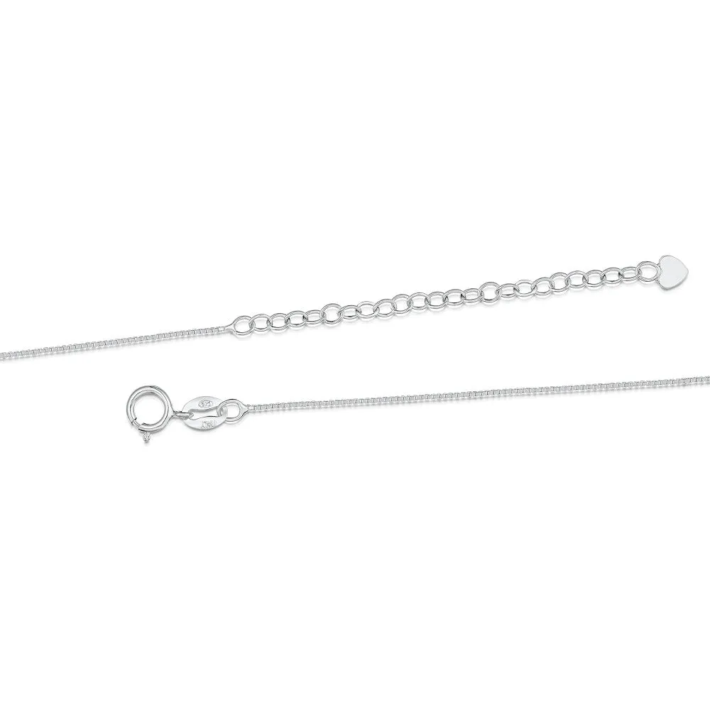 Shrieking Violet Real Flower Forget Me Not Silver Pendant FP02