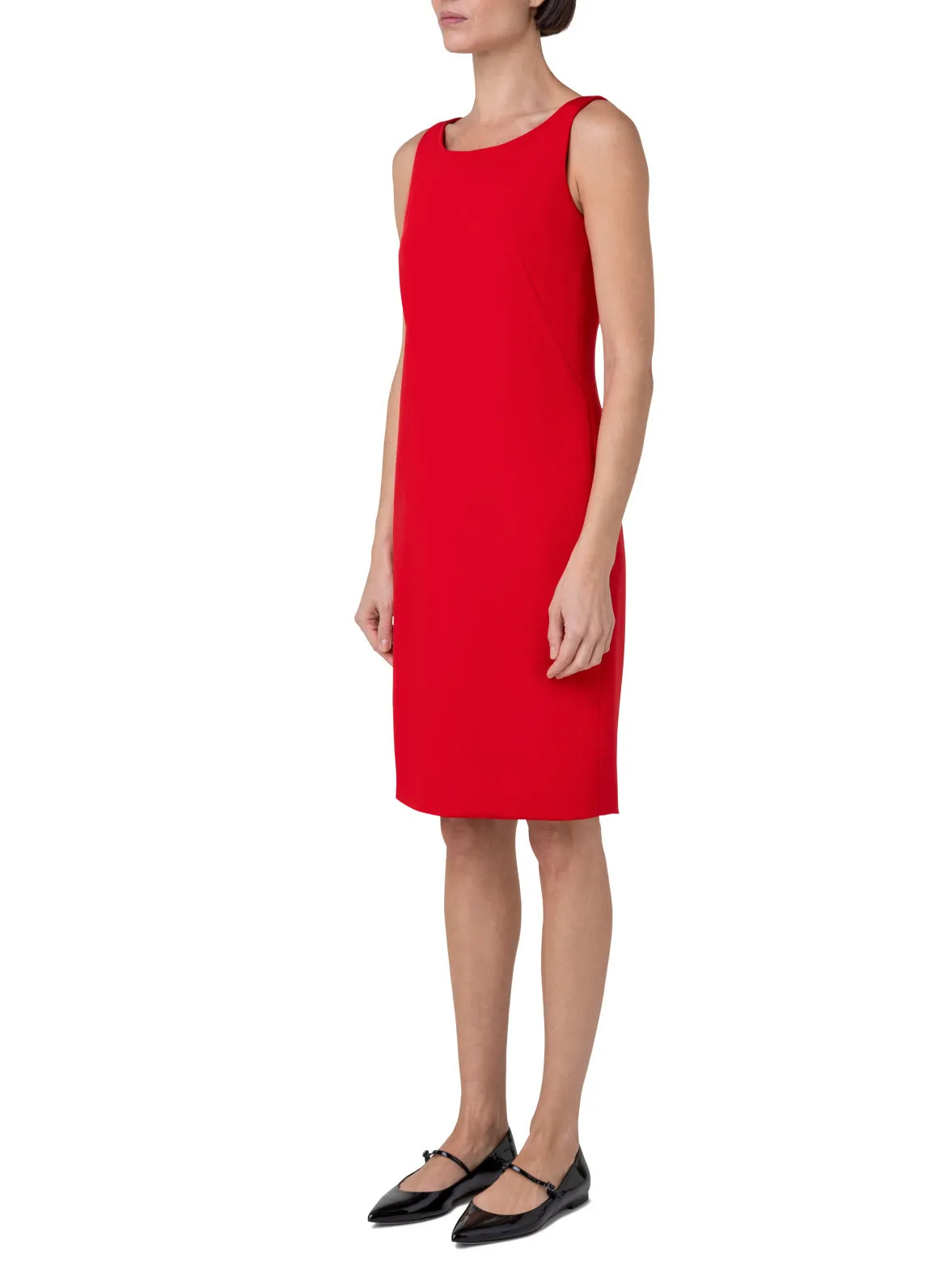 Silk Crêpe Sheath Dress 