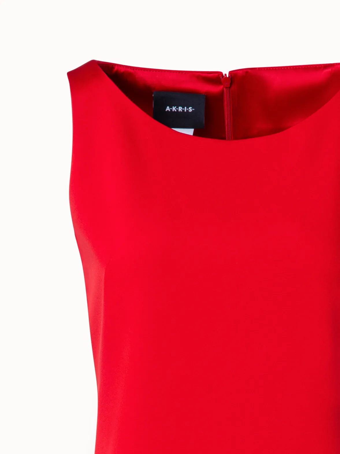 Silk Crêpe Sheath Dress 