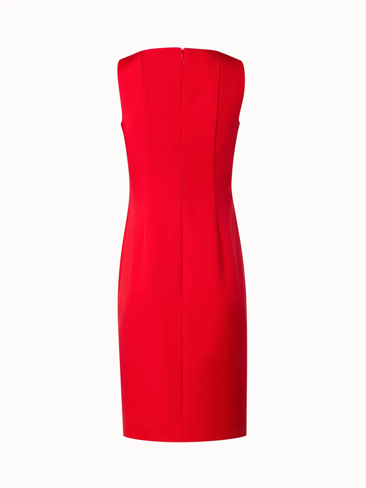 Silk Crêpe Sheath Dress 