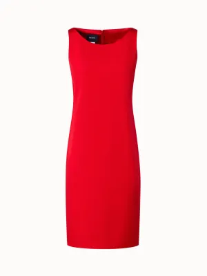Silk Crêpe Sheath Dress 