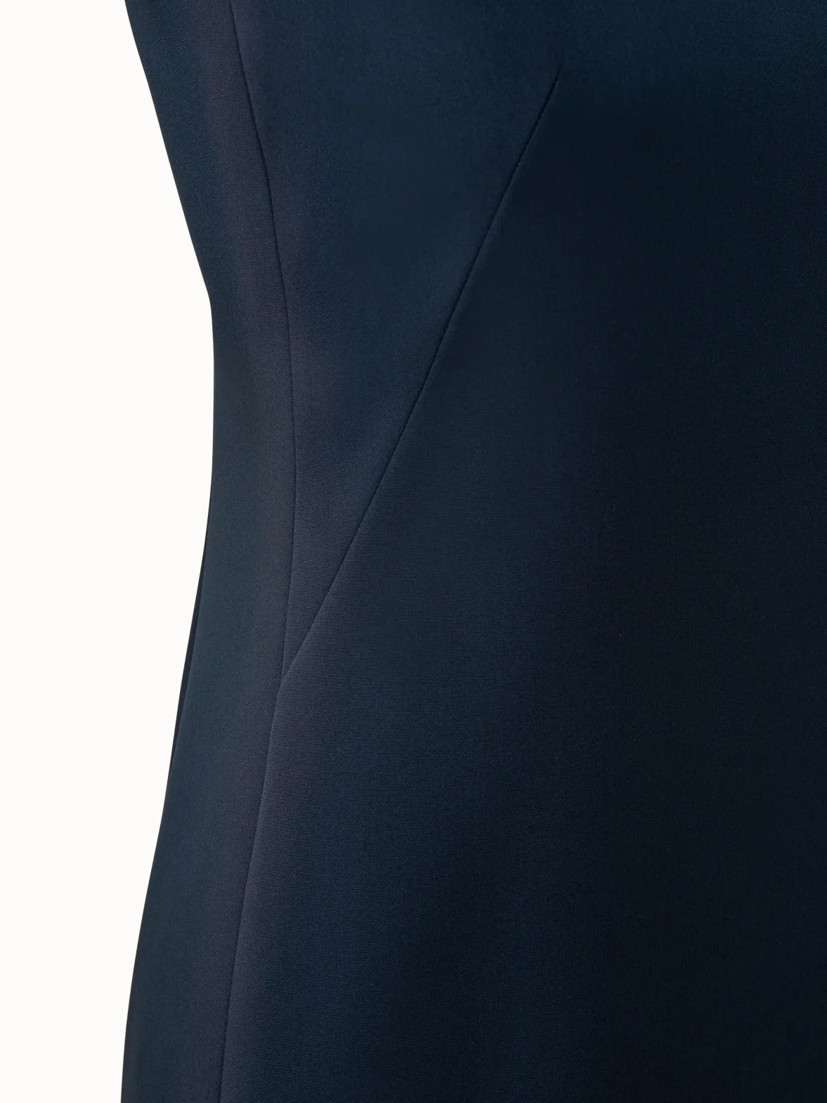 Silk Crêpe Stretch Sheath Dress 