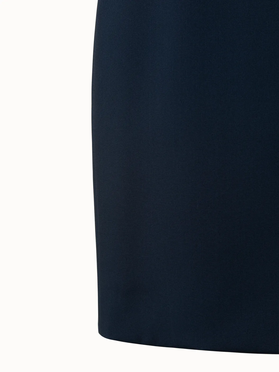 Silk Crêpe Stretch Sheath Dress 