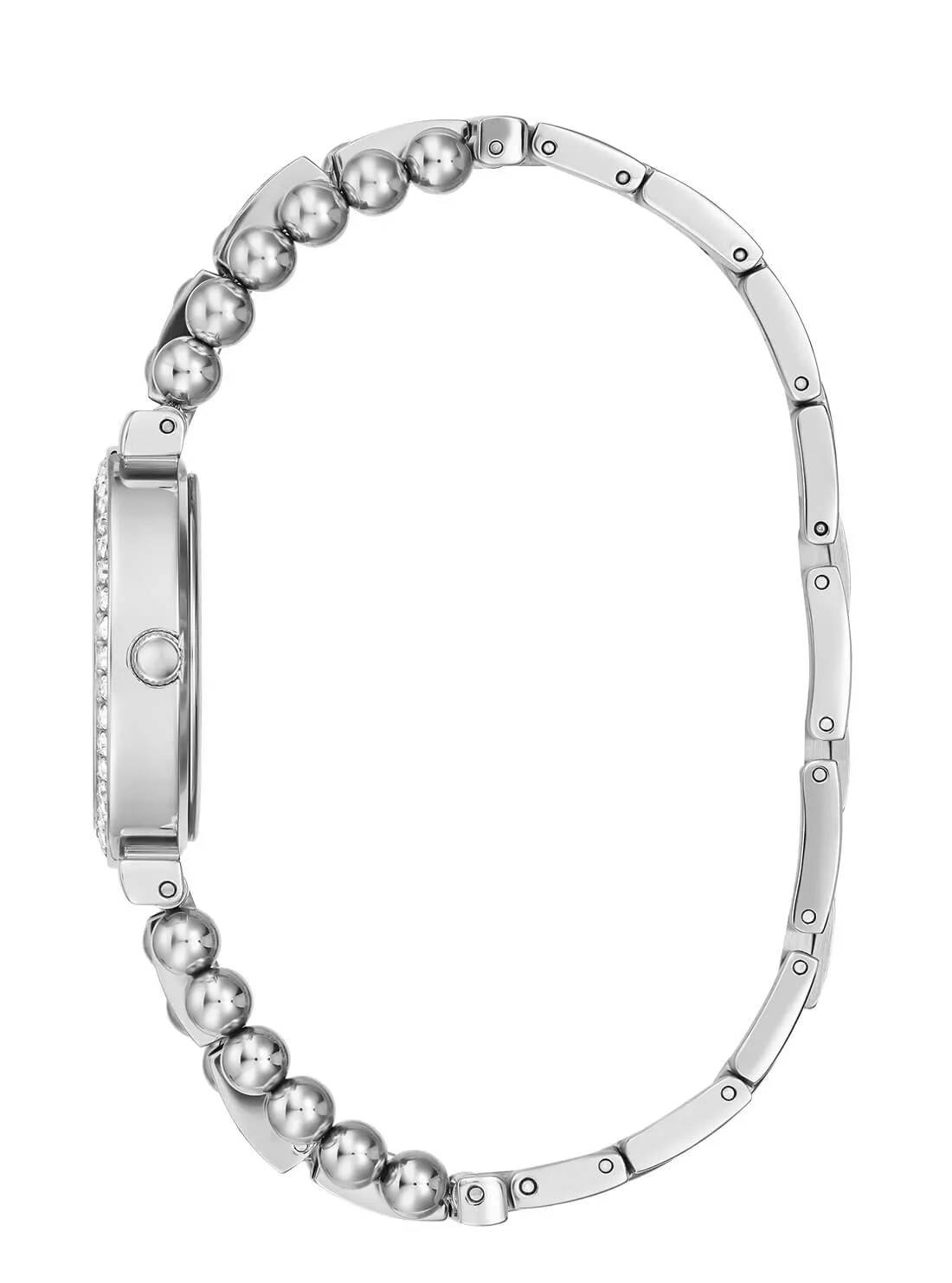 Silver Beaded Glitz Gala Watch Guess