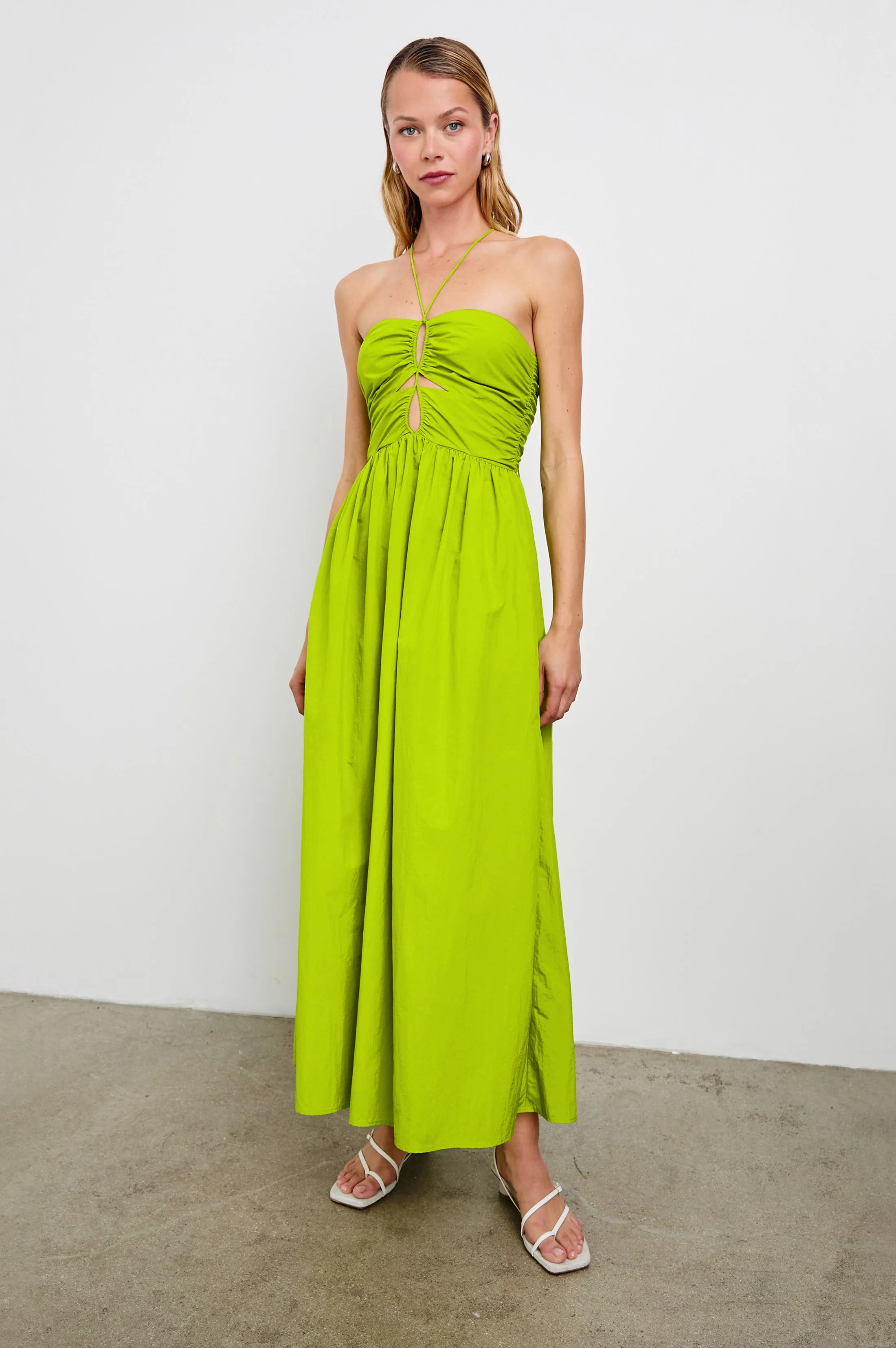 SILVIA DRESS - BANANA LEAF Rails