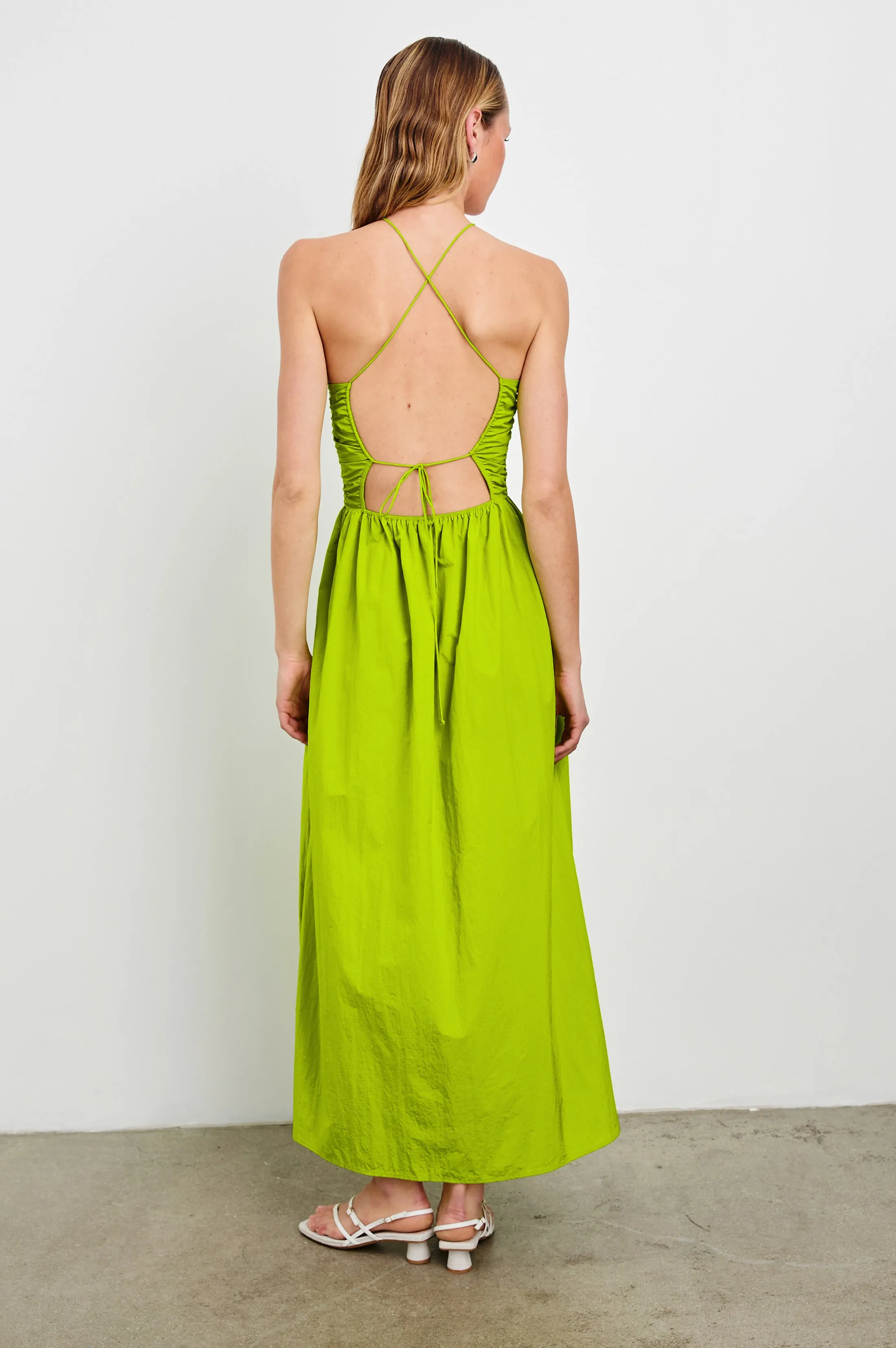 SILVIA DRESS - BANANA LEAF Rails