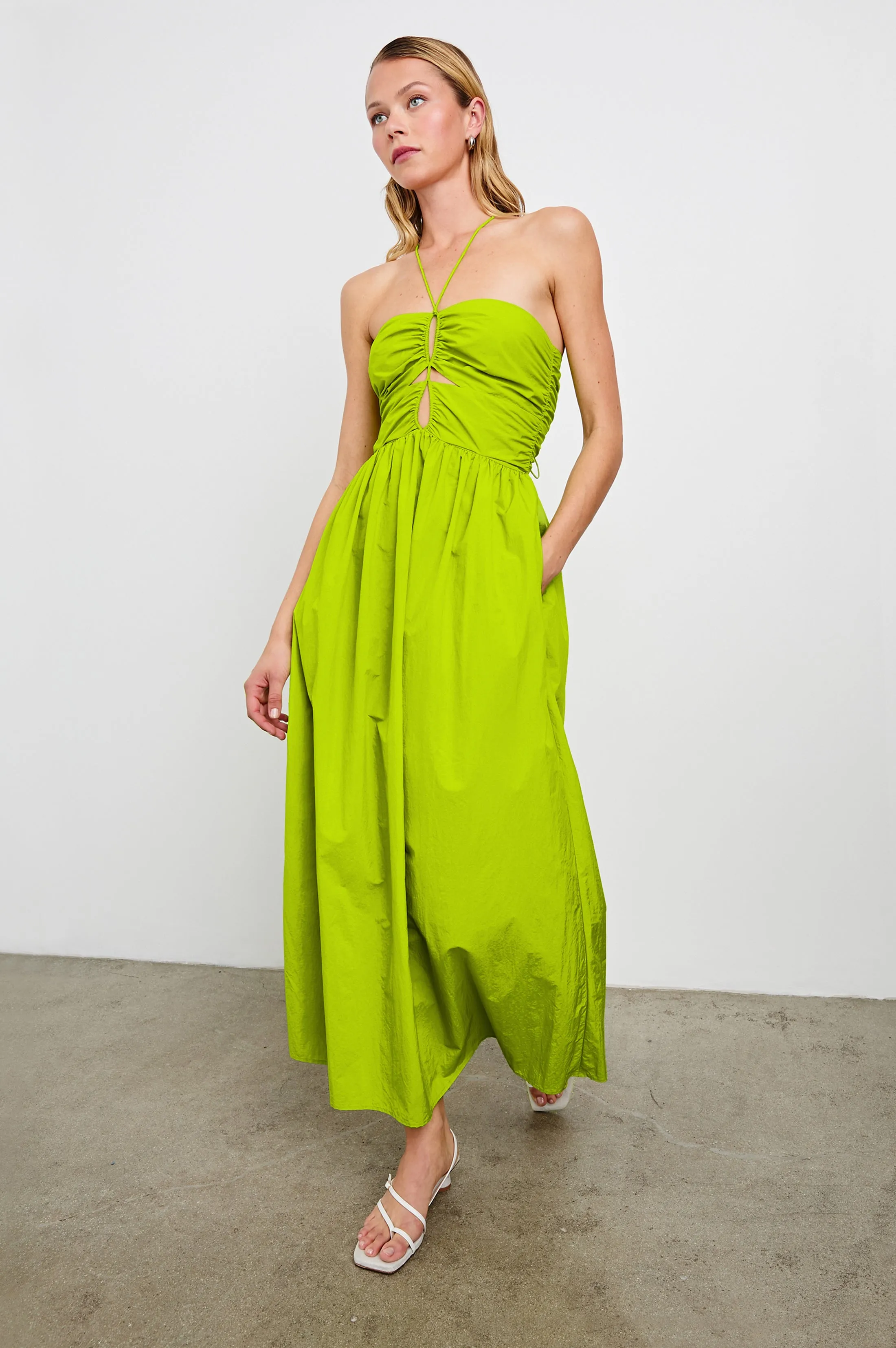 SILVIA DRESS - BANANA LEAF Rails