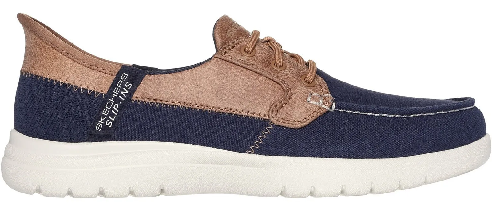 Skechers Slip-Ins™ 136536 On-The-Go Flex Palmilla Womens Boat Shoe