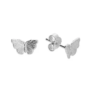 Sterling Silver Butterfly Stud Earrings