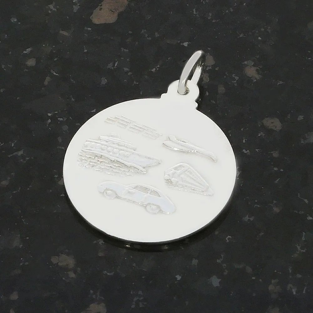 Sterling Silver St Christopher Pendant