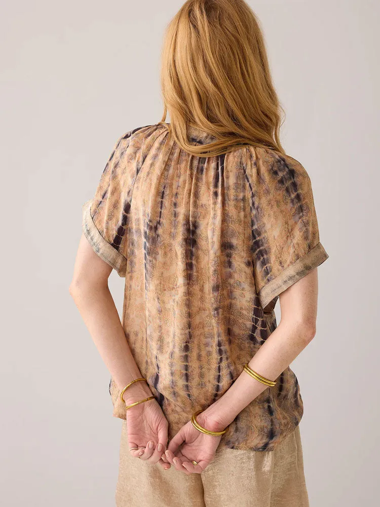 Summum Tie Dye Top Multicolour