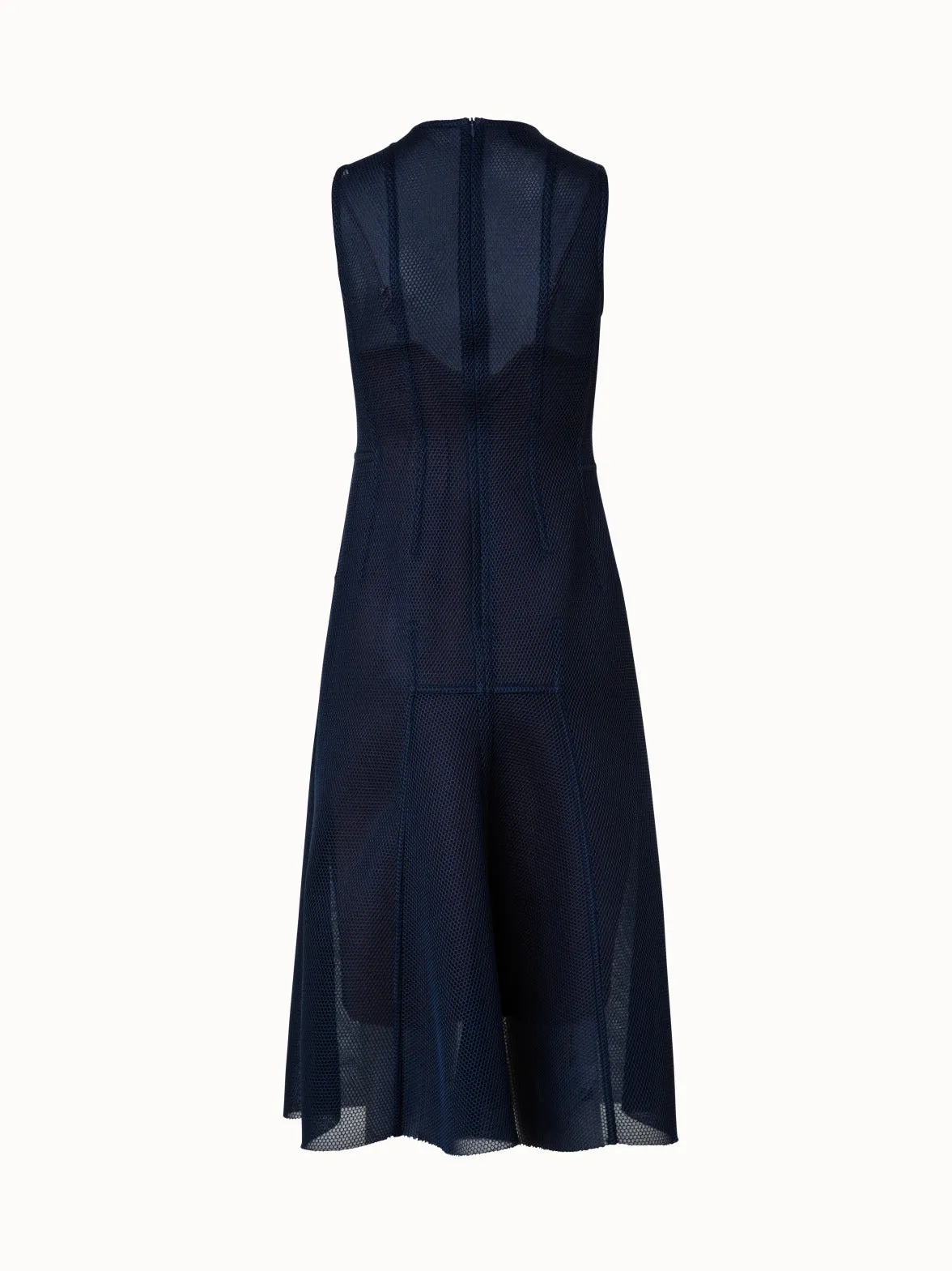 Techno Grid Midi Dress 