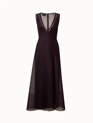 Techno Grid Midi Dress 