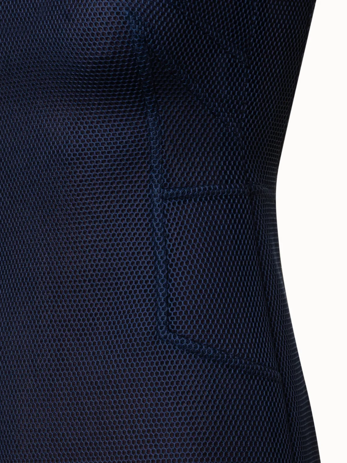 Techno Grid Midi Dress 