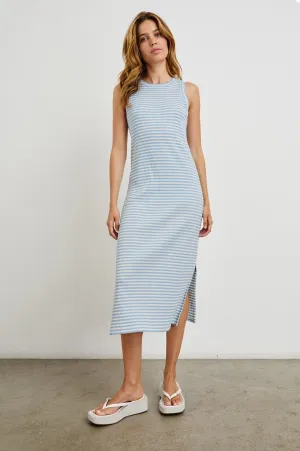 THE TANK DRESS - CHAMBRAY BLUE STRIPE Rails