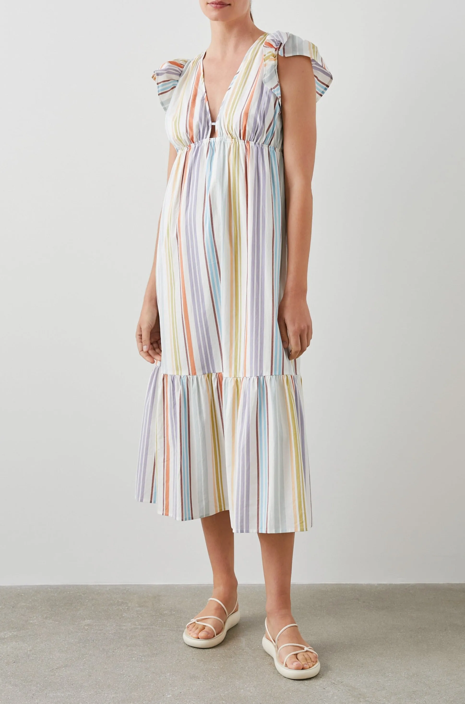 TINA DRESS - OASIS STRIPE Rails
