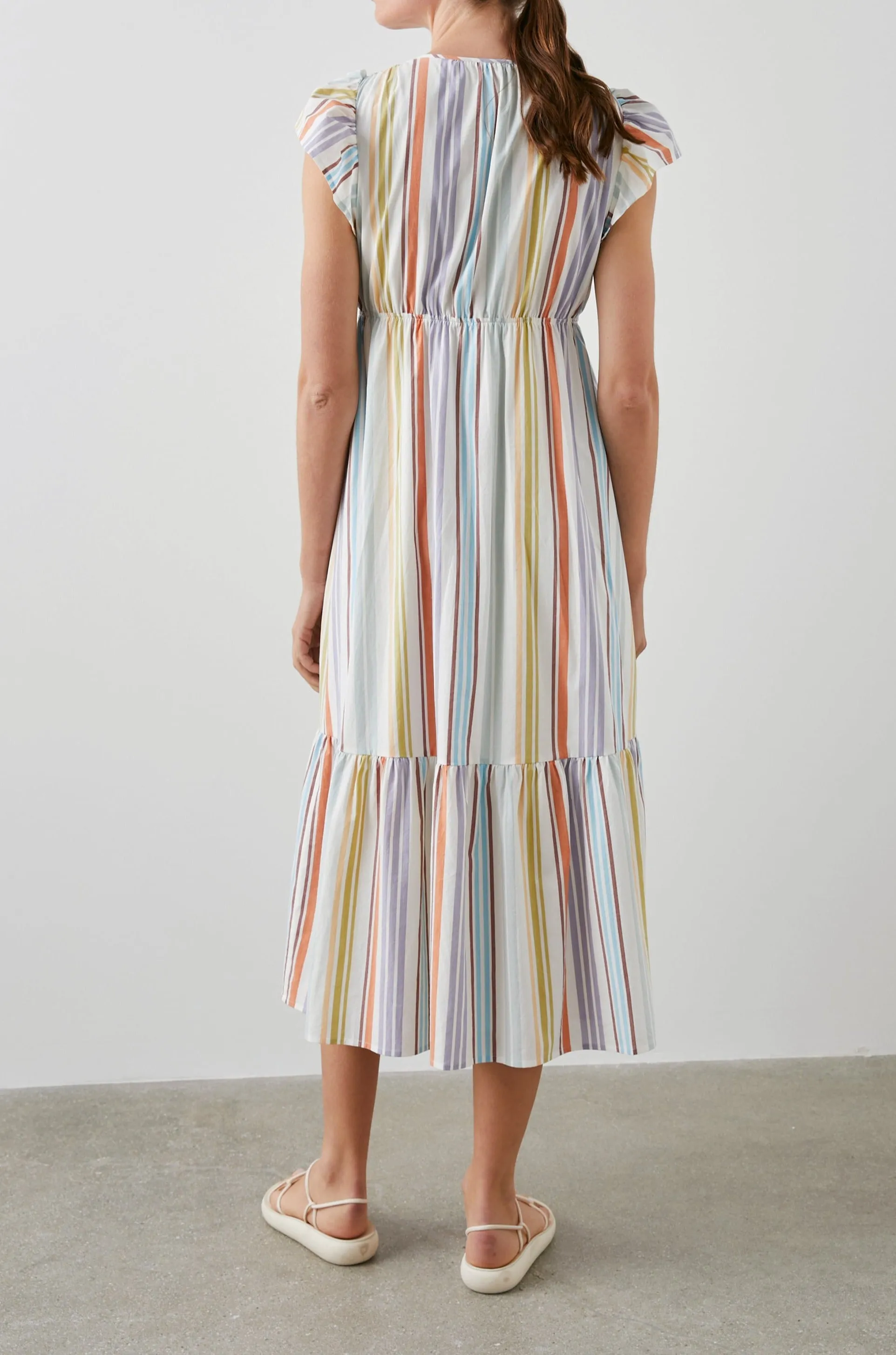 TINA DRESS - OASIS STRIPE Rails