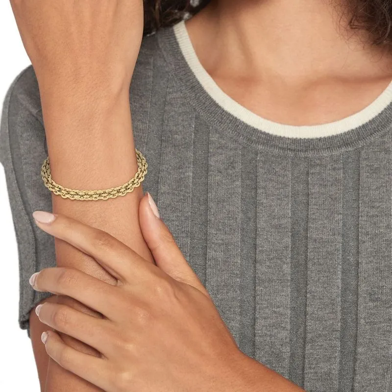 Tommy Hilfiger Ladies Gold Plated Chain Bracelet 2780842