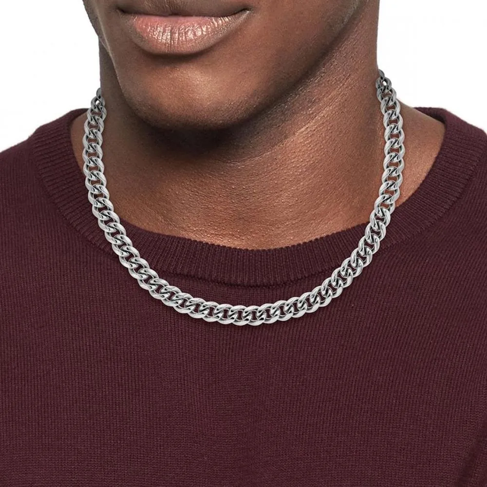 Tommy Hilfiger Wild Stainless Steel Mens Chain Necklace 2790614