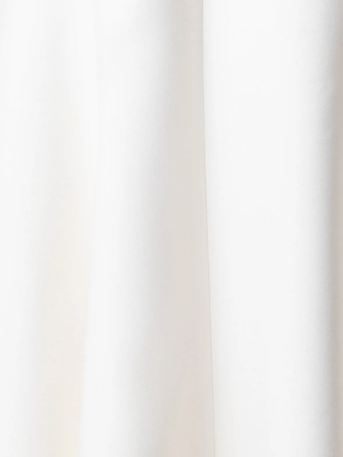 Trench Dress - A-Line Midi Dress in Cotton Double-Face with Zip-Cut-Out 