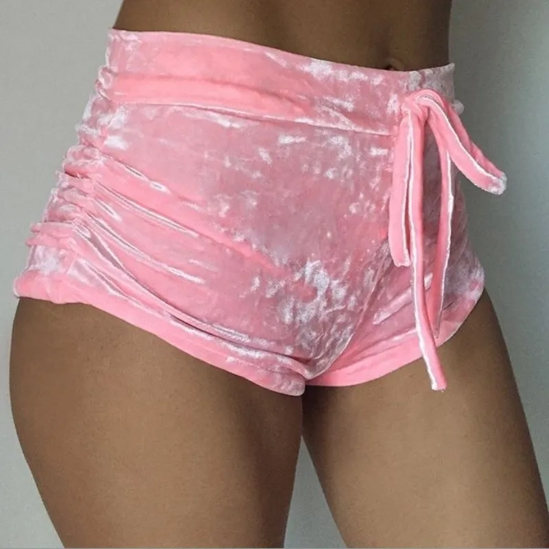 Vevet Velour Shorts