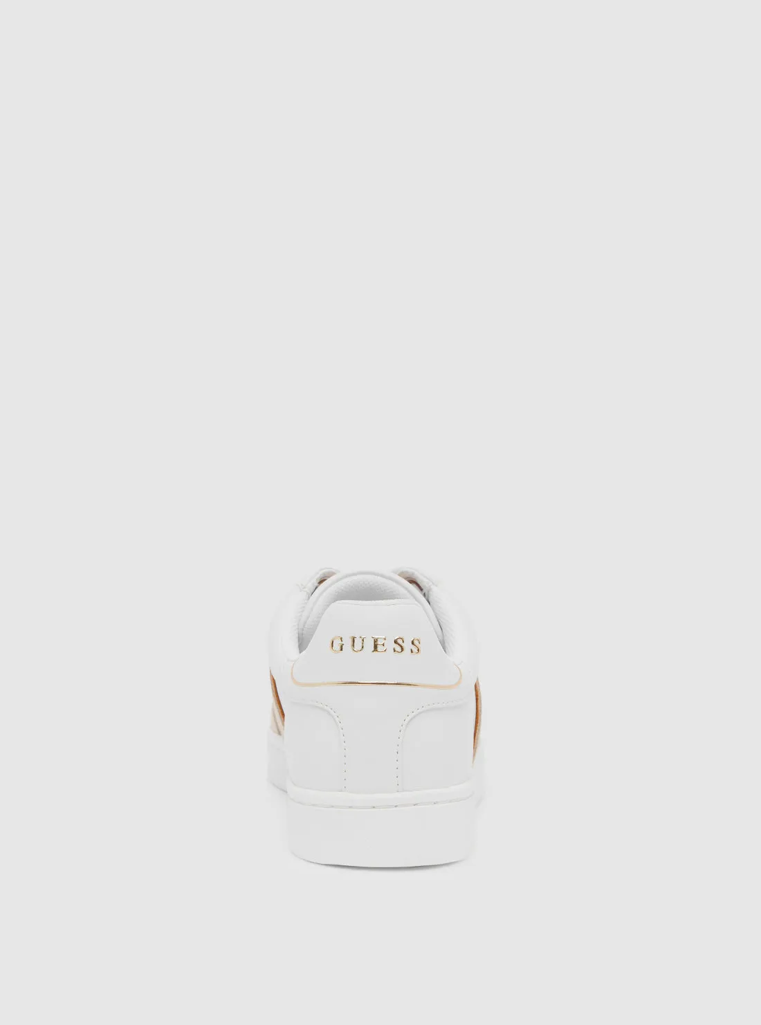 White Beige Jrone Sneakers Guess
