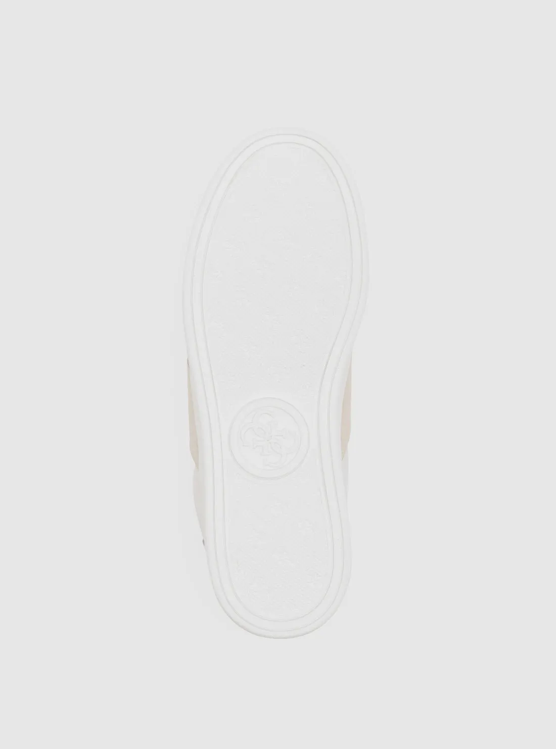 White Beige Jrone Sneakers Guess